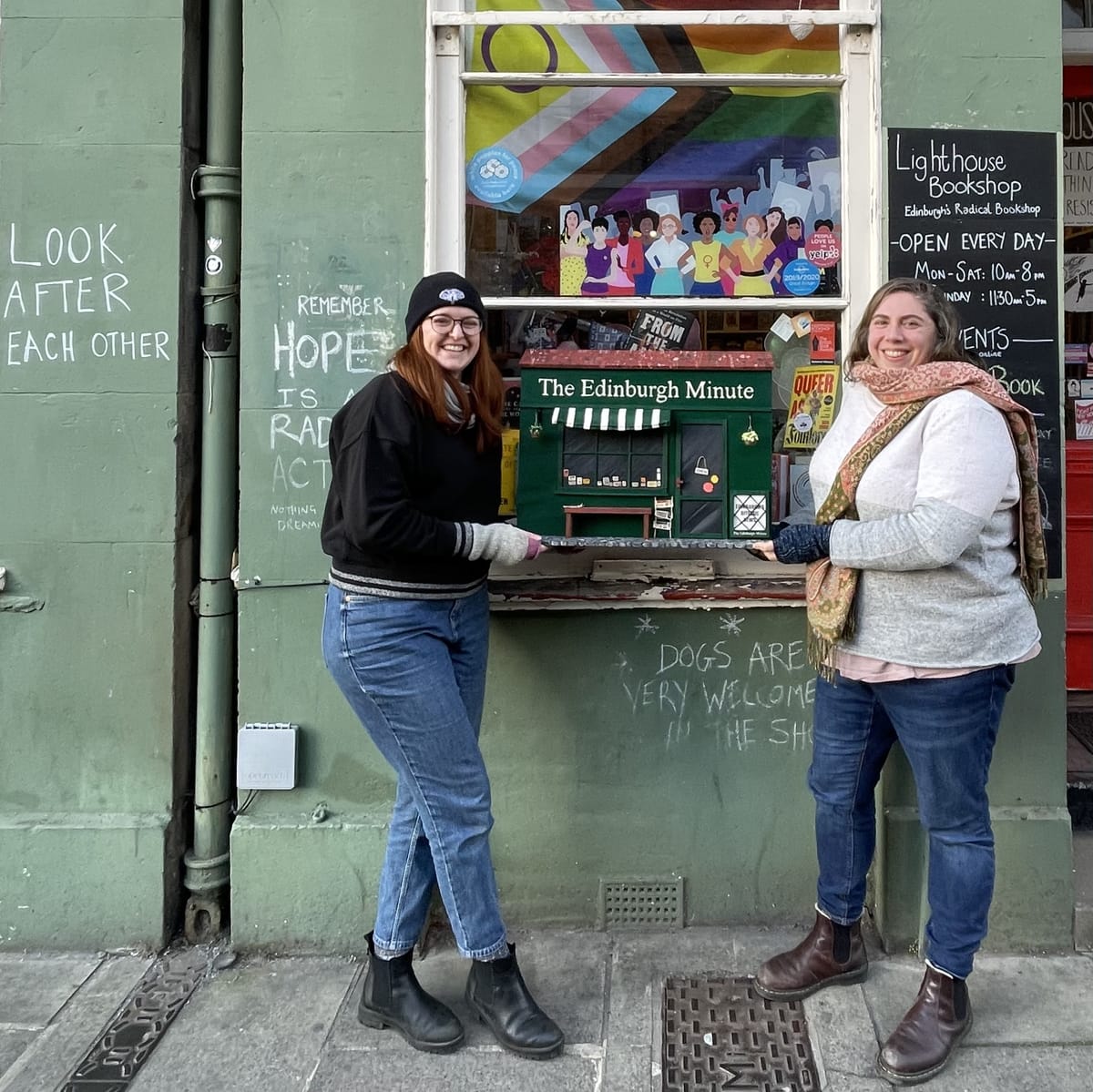 The first Edinburgh Minute mini newsagent custodian is...